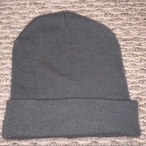 gray beanie hat one size